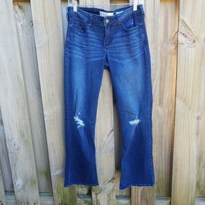 Hollister 11 short Low Rise Boot Jeans